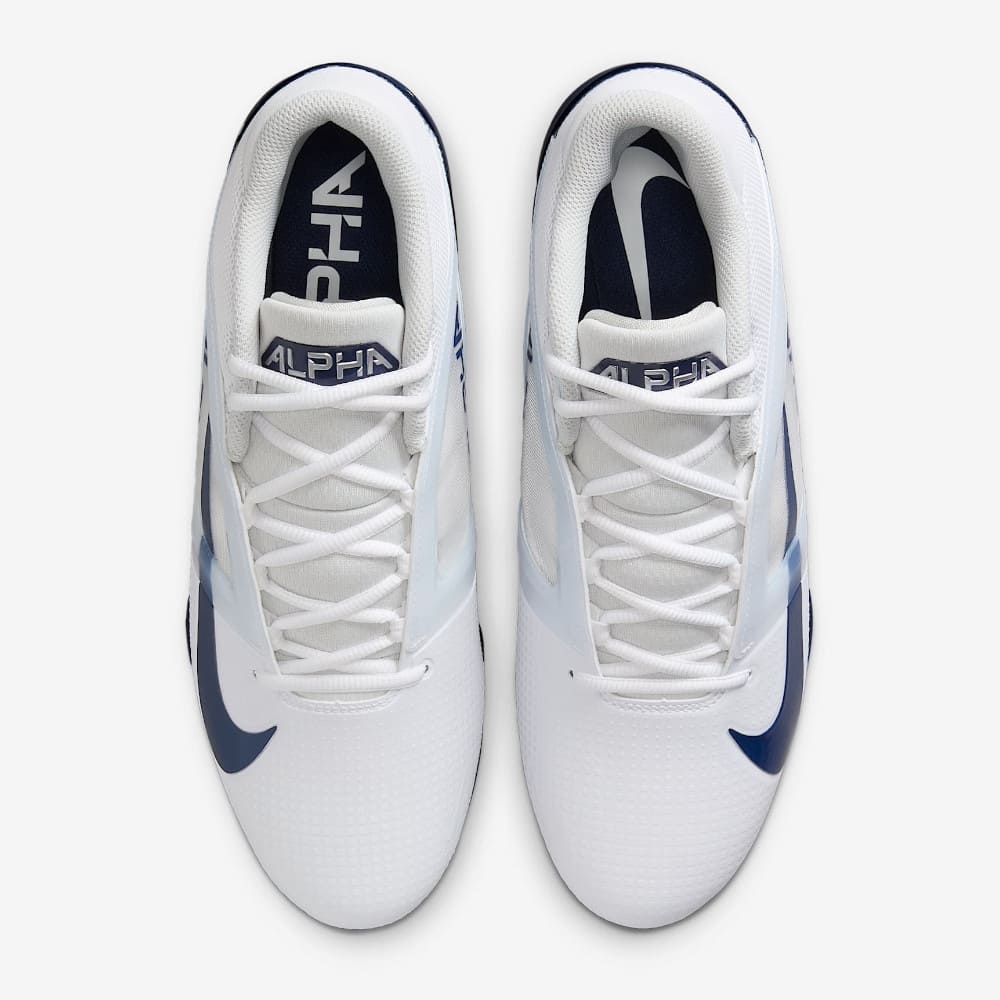 Playmaker Base: American Football Schuhe Nike Alpha Menace 4 Pro Weiß-Navy Produktbild 3