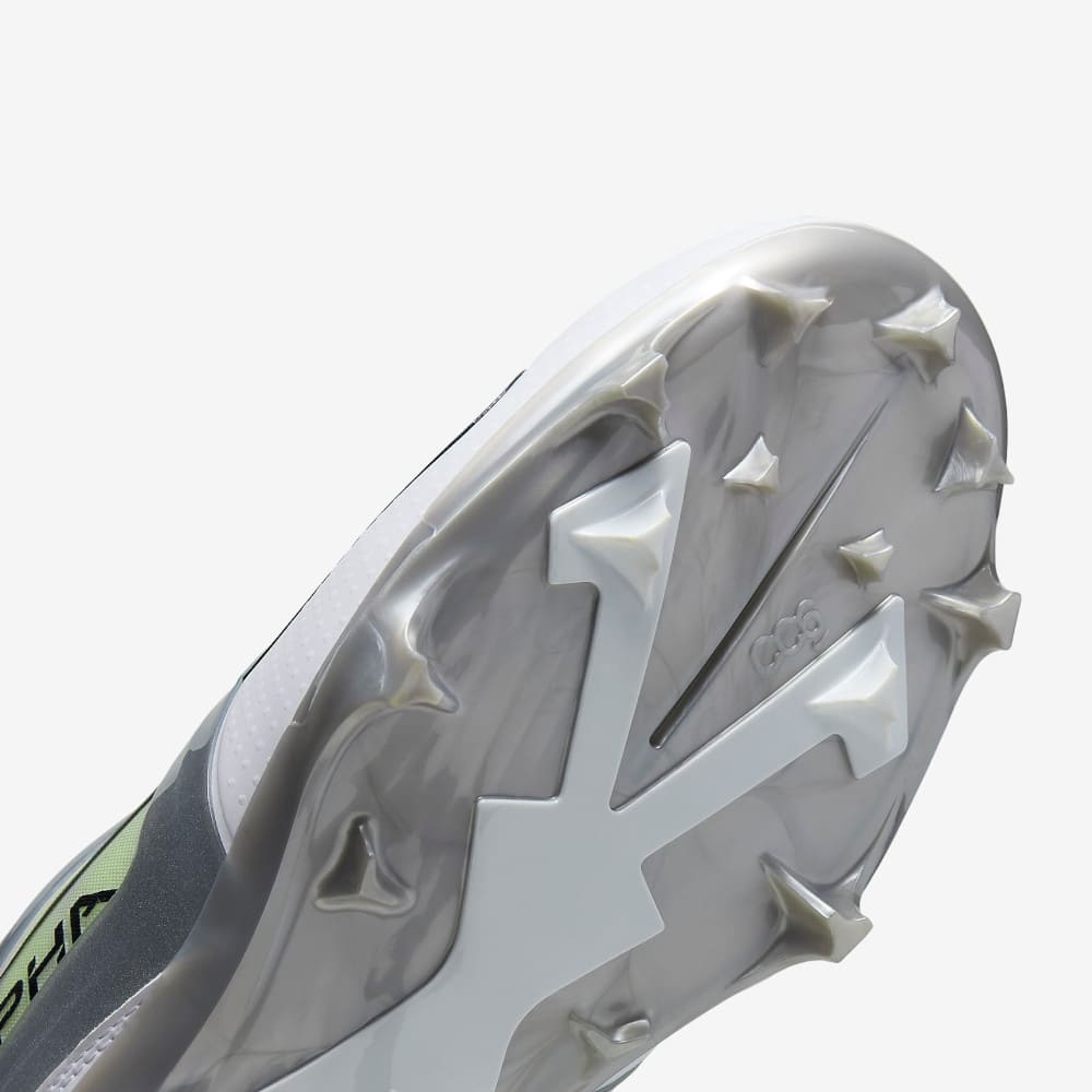 Playmaker Base: American Football Schuhe Nike Alpha Menace 4 Pro Weiß-Neon Produktbild 6