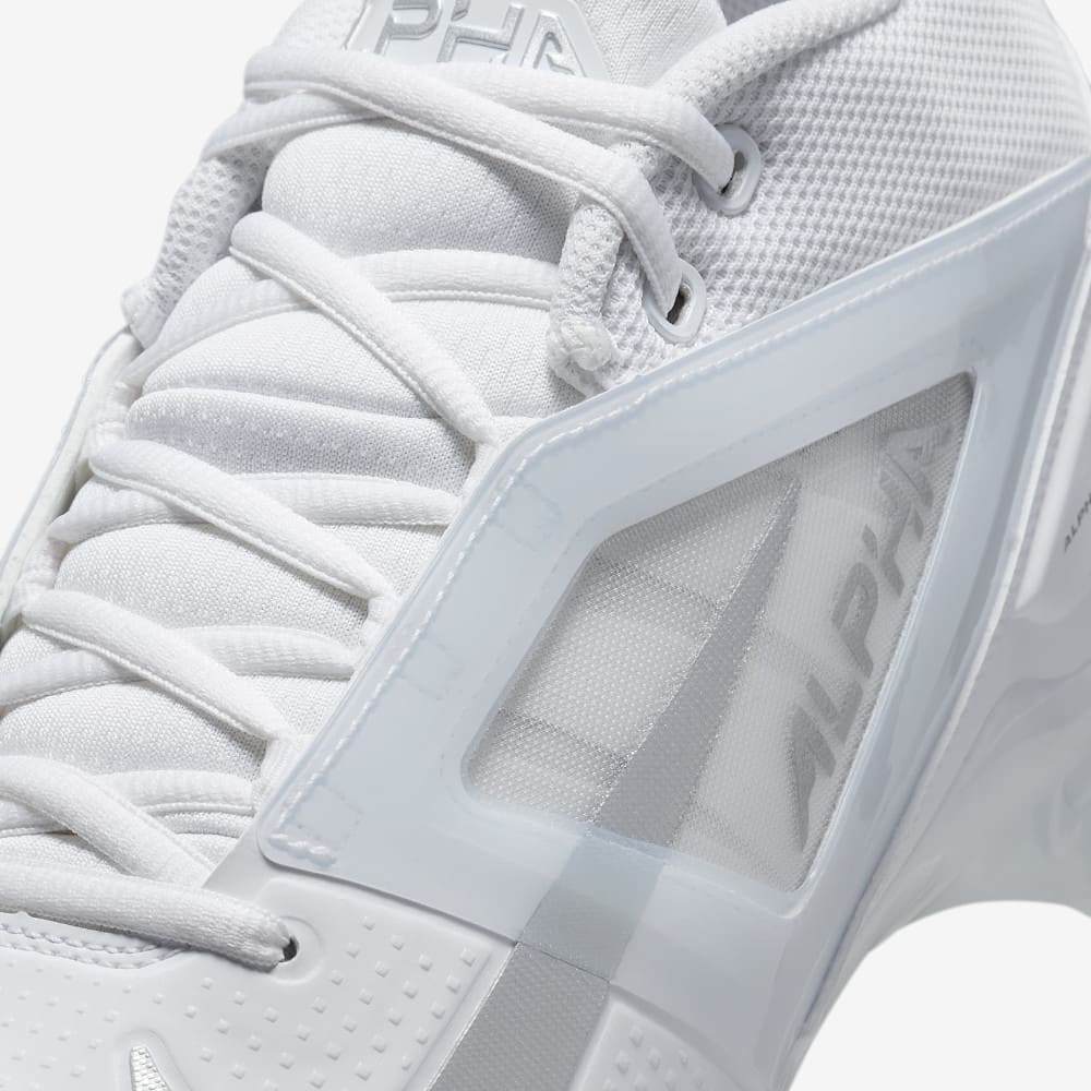 Playmaker Base: American Football Schuhe Nike Alpha Menace 4 Pro Weiß Produktbild 6