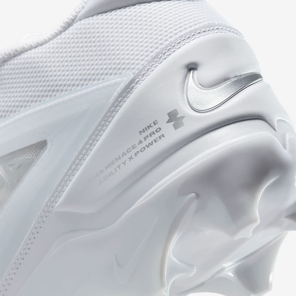 Playmaker Base: American Football Schuhe Nike Alpha Menace 4 Pro Weiß Produktbild 7