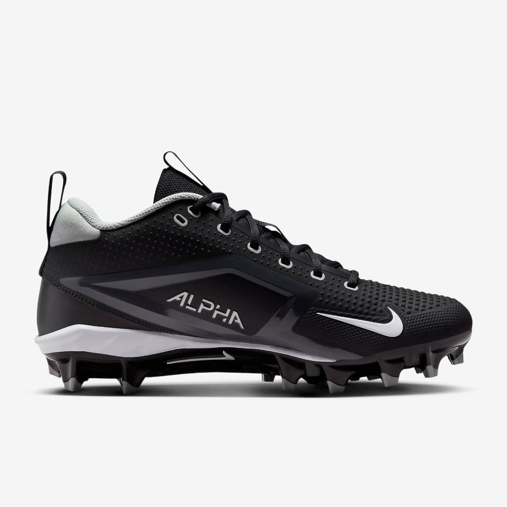 Playmaker Base: American Football Schuhe Nike Alpha Menace 4 Varsity Schwarz-Weiß Produktbild 1