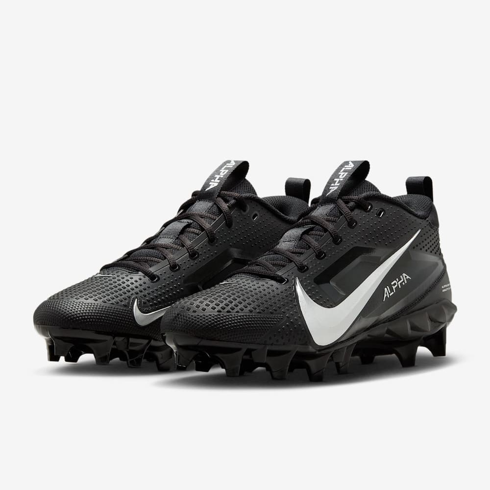 Playmaker Base: American Football Schuhe Nike Alpha Menace 4 Varsity Schwarz Produktbild 2