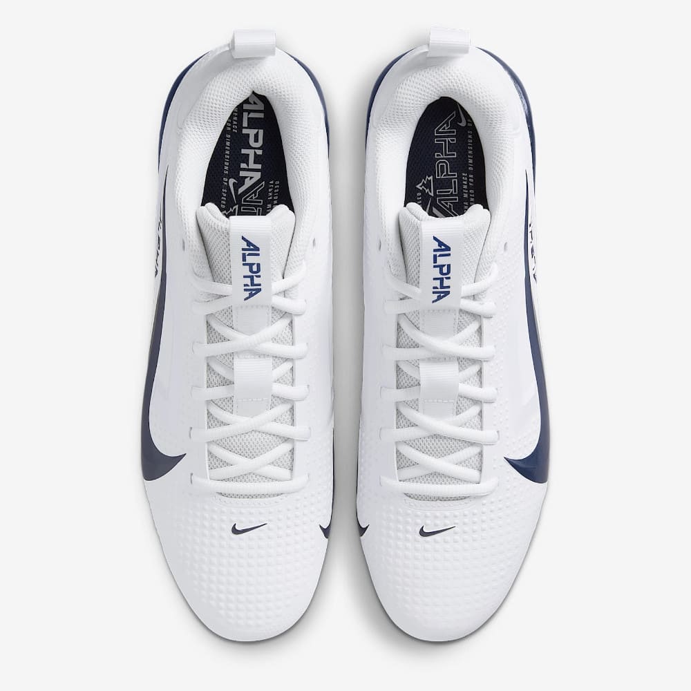 Playmaker Base: American Football Schuhe Nike Alpha Menace 4 Varsity Weiß-Navy Produktbild 3