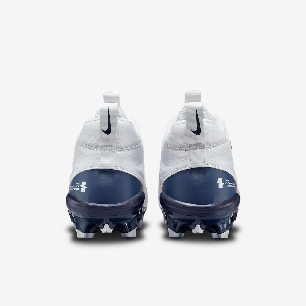 Playmaker Base: American Football Schuhe Nike Alpha Menace 4 Varsity Weiß-Navy Produktbild 4