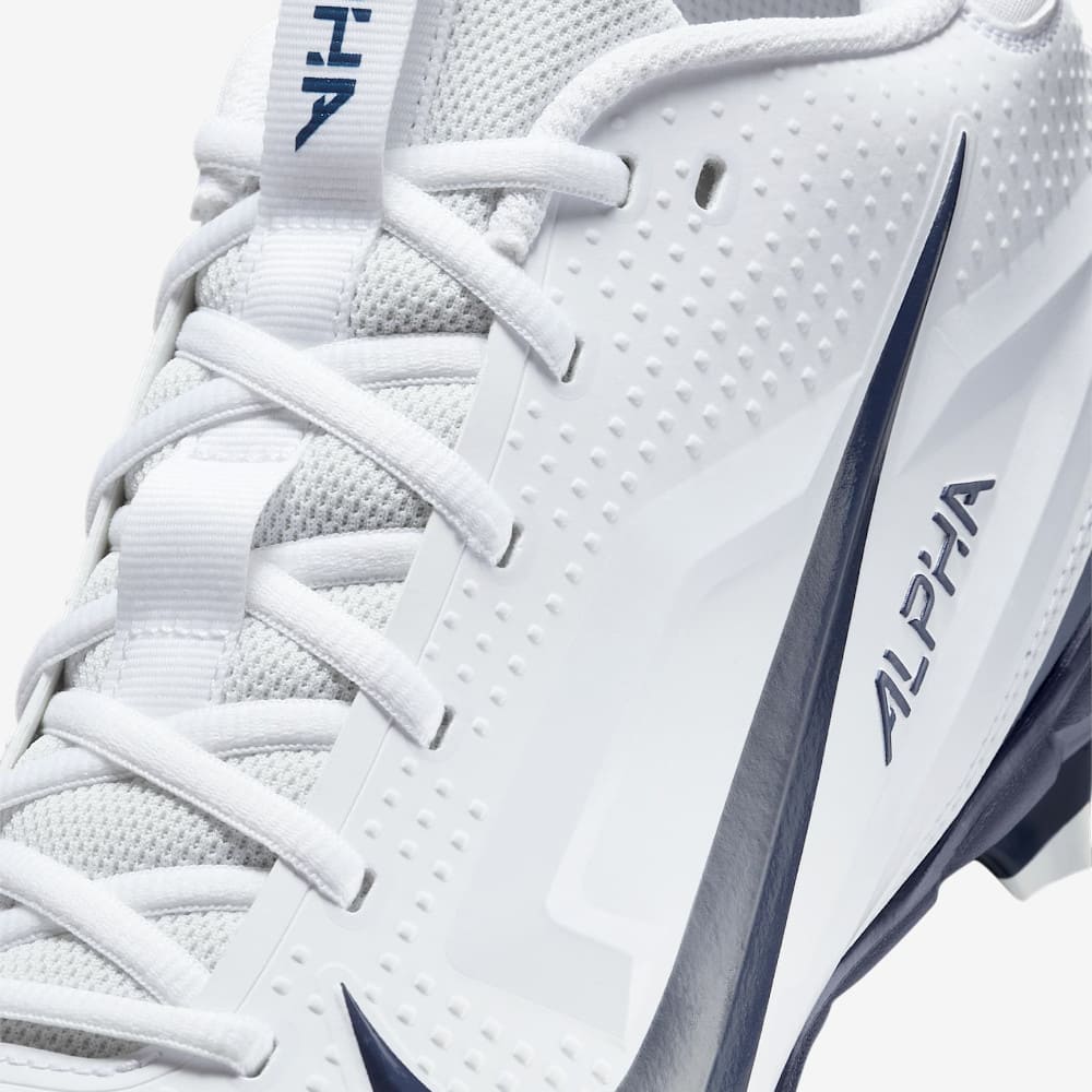 Playmaker Base: American Football Schuhe Nike Alpha Menace 4 Varsity Weiß-Navy Produktbild 7