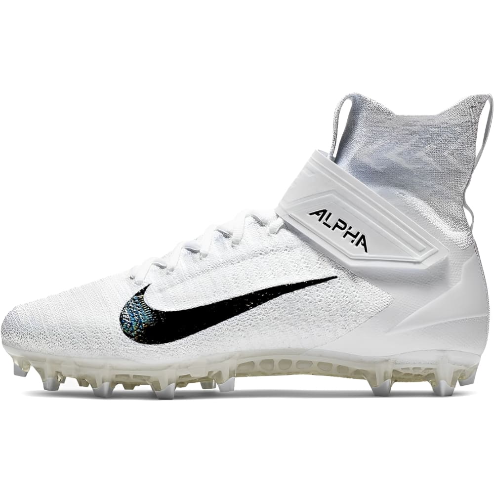 Playmaker Base: American Football Schuhe Nike Alpha Menace Elite 2 Weiß Produktbild