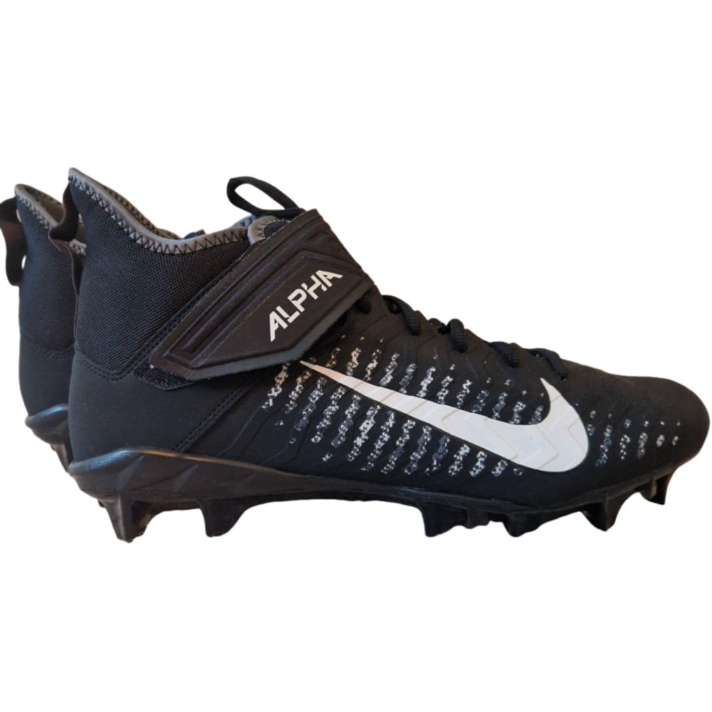 Playmaker Base: American Football Schuhe Nike Alpha Menace Pro 2 Mid Schwarz Produktbild