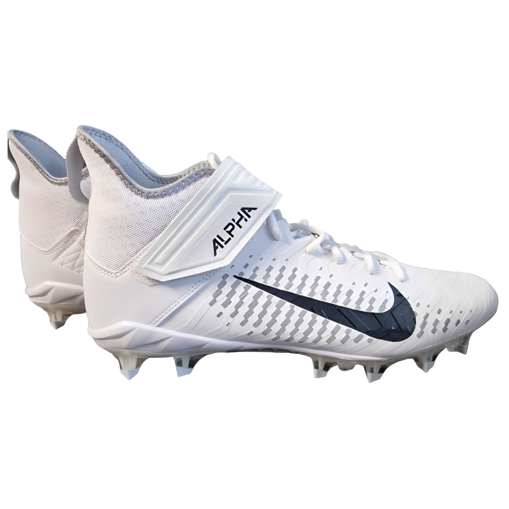 Playmaker Base: American Football Schuhe Nike Alpha Menace Pro 2 Mid Weiß Produktbild