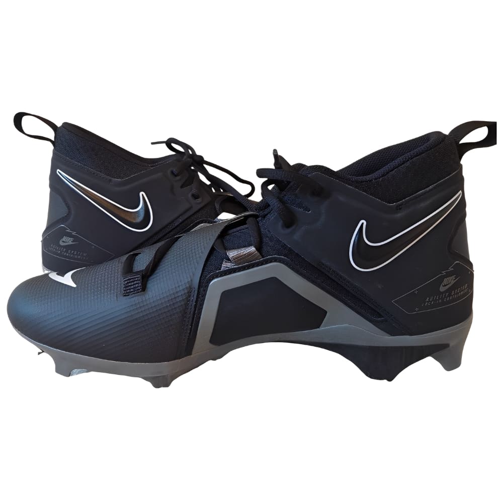 Playmaker Base: erican Football Schuhe Nike Alpha Menace Pro 3 Schwarz Produktbild 1