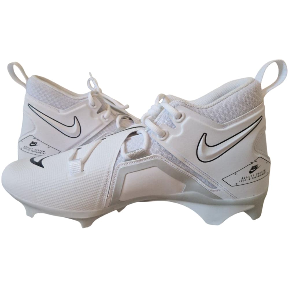 Playmaker Base: American Football Schuhe Nike Alpha Menace Pro 3 Weiß Produktbild 1