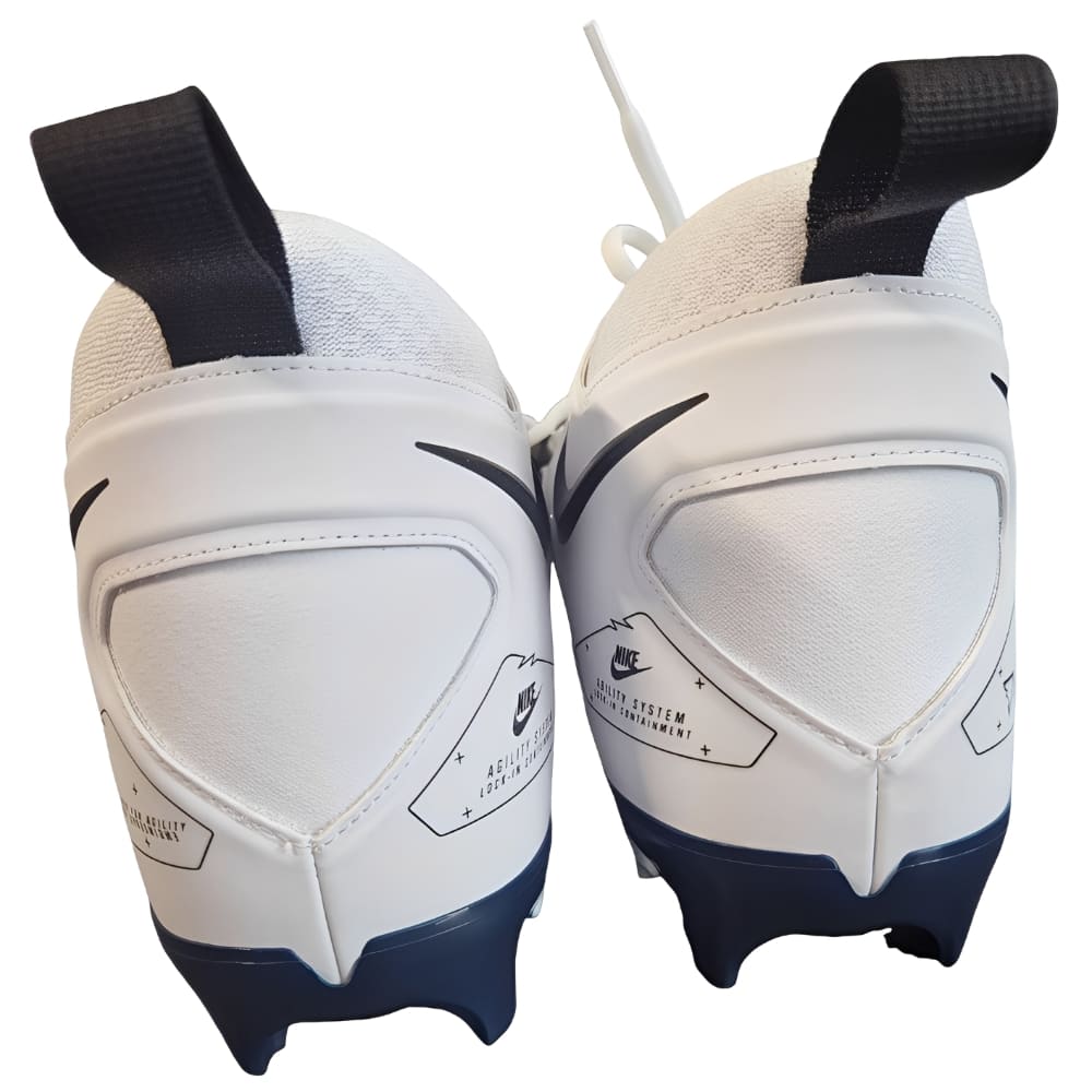 Playmaker Base: erican Football Schuhe Nike Alpha Menace Pro 3 Weiß-Navy Produktbild 3