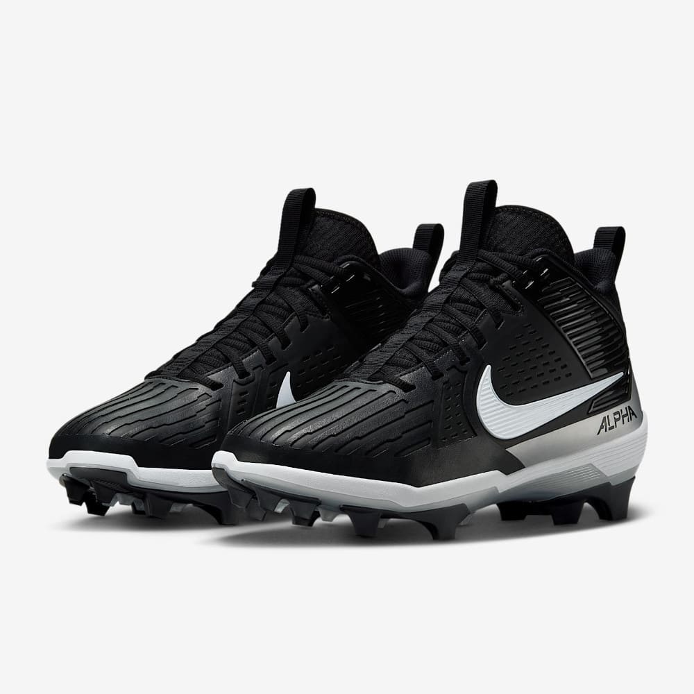 Playmaker Base: American Football Schuhe Nike Alpha Menace Strong Schwarz Produktbild 2