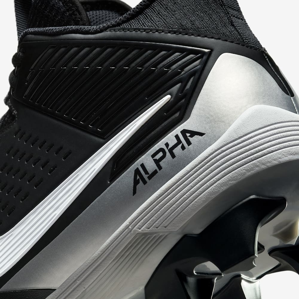 Playmaker Base: American Football Schuhe Nike Alpha Menace Strong Schwarz Produktbild 8