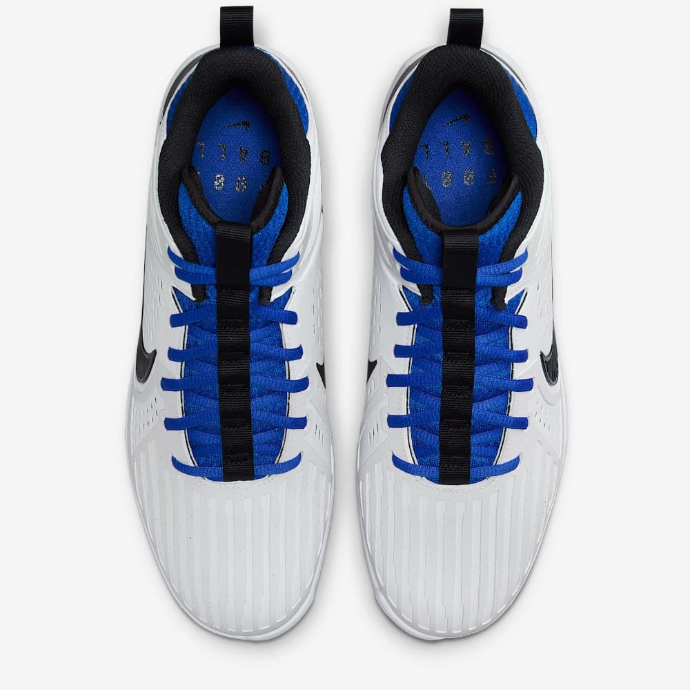 Playmaker Base: American Football Schuhe Nike Alpha Menace Strong Weiß-Blau Produktbild 3