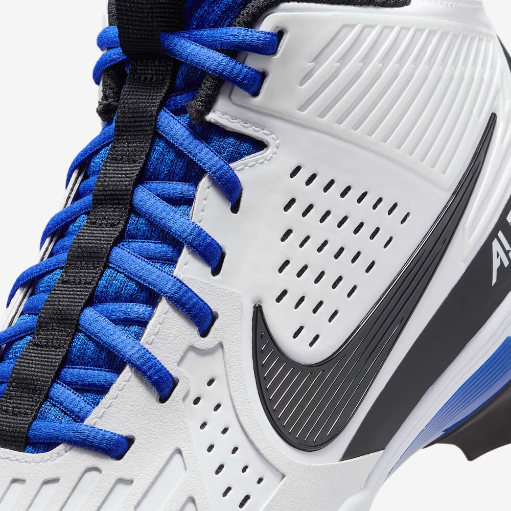 Playmaker Base: American Football Schuhe Nike Alpha Menace Strong Weiß-Blau Produktbild 7