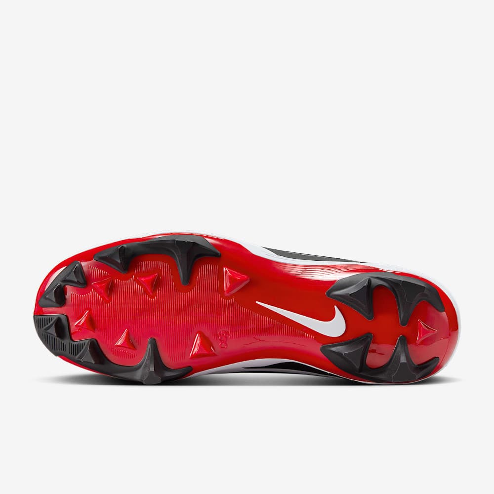 Playmaker Base: American Football Schuhe Nike Alpha Menace Strong Weiß-Rot Produktbild 5
