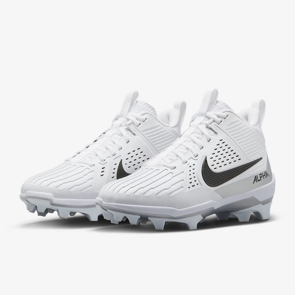 Playmaker Base: American Football Schuhe Nike Alpha Menace Strong Weiß Produktbild 2