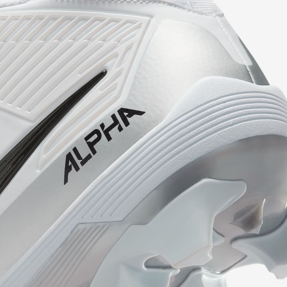 Playmaker Base: American Football Schuhe Nike Alpha Menace Strong Weiß Produktbild 8