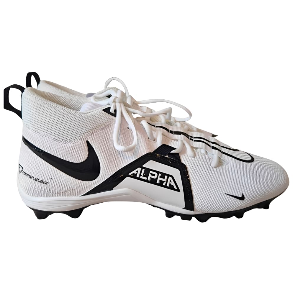 Playmaker Base: American Football Schuhe Nike Alpha Menace Varsity 3 Weiß Produktbild