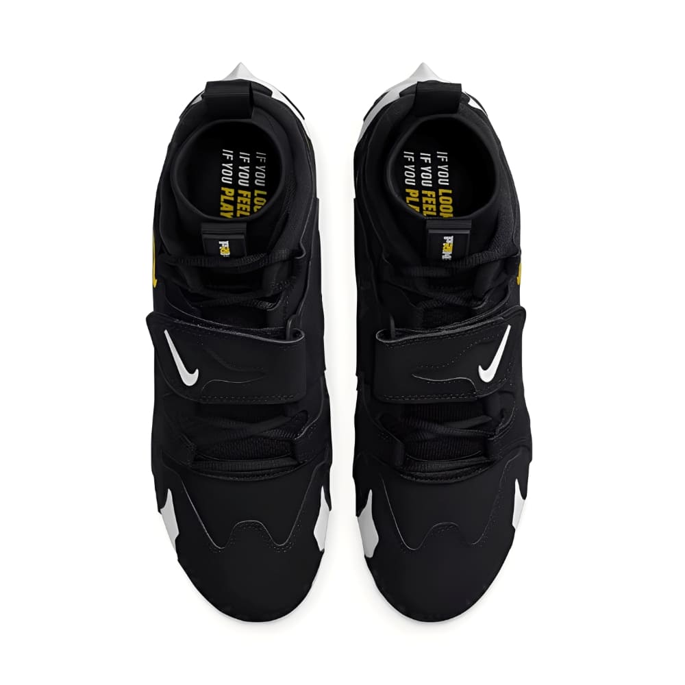 Playmaker Base: American Football Schuhe Nike Diamond Turf 96 TD Schwarz-Weiß Produktbild 2