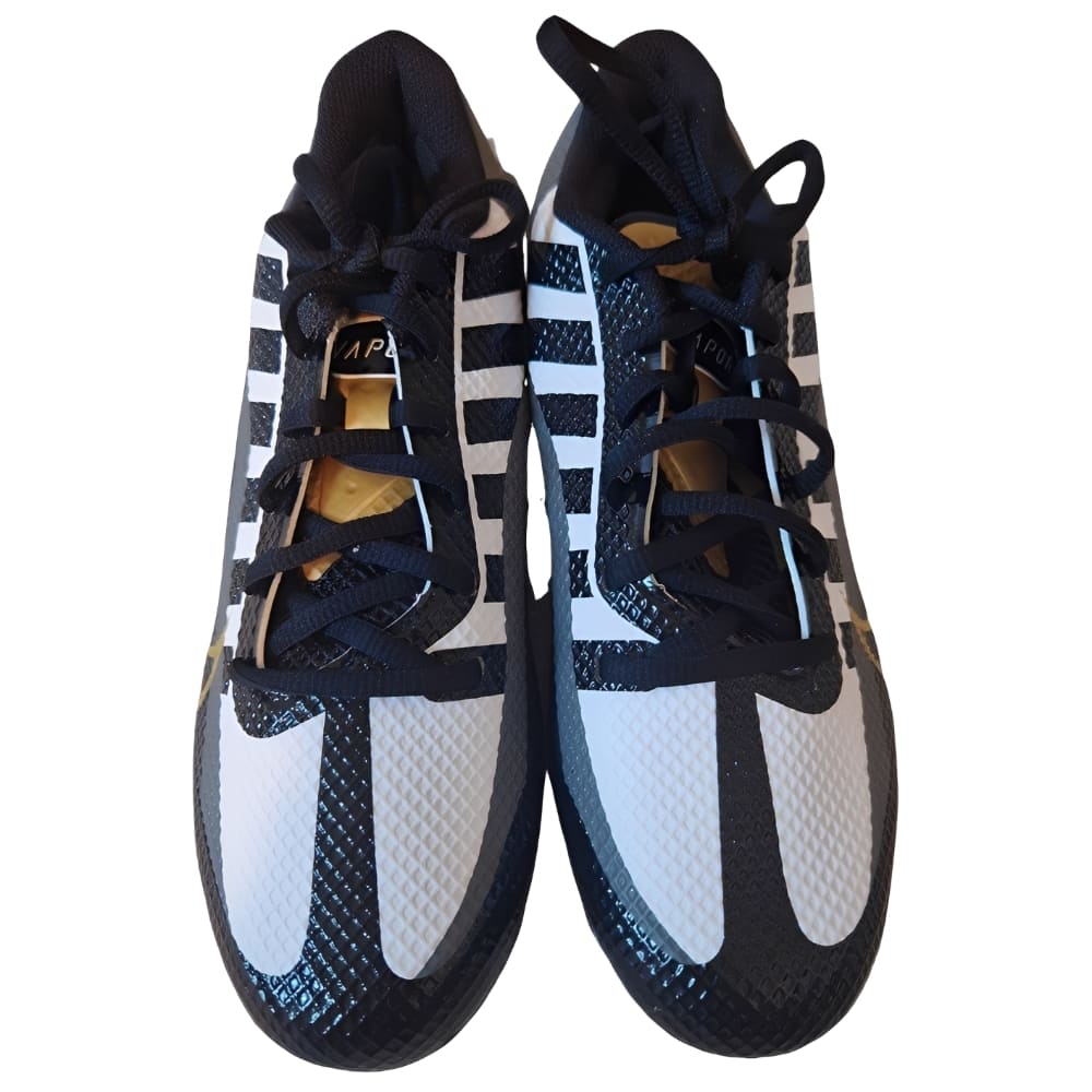 Playmaker Base: American Football Schuhe Nike Vapor Edge 360 Speed Black-Gold-White Produktbild 2