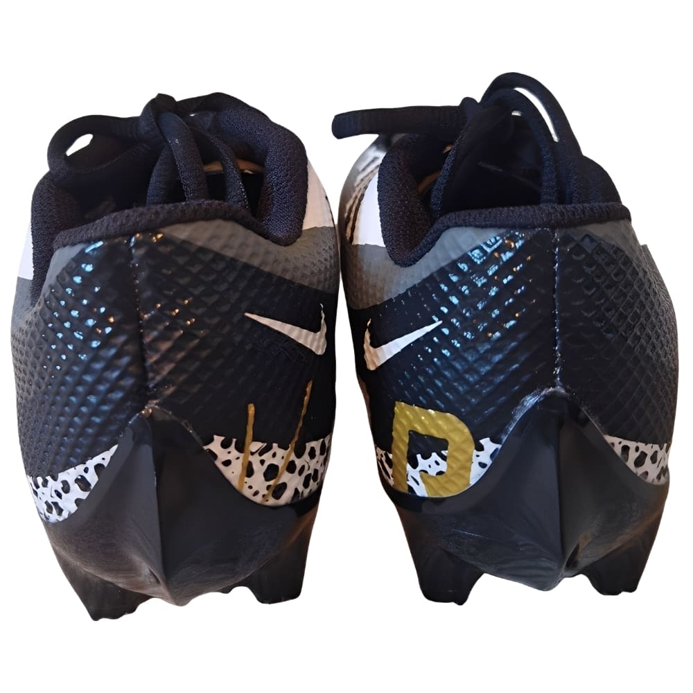 Playmaker Base: American Football Schuhe Nike Vapor Edge 360 Speed Black-Gold-White Produktbild 3