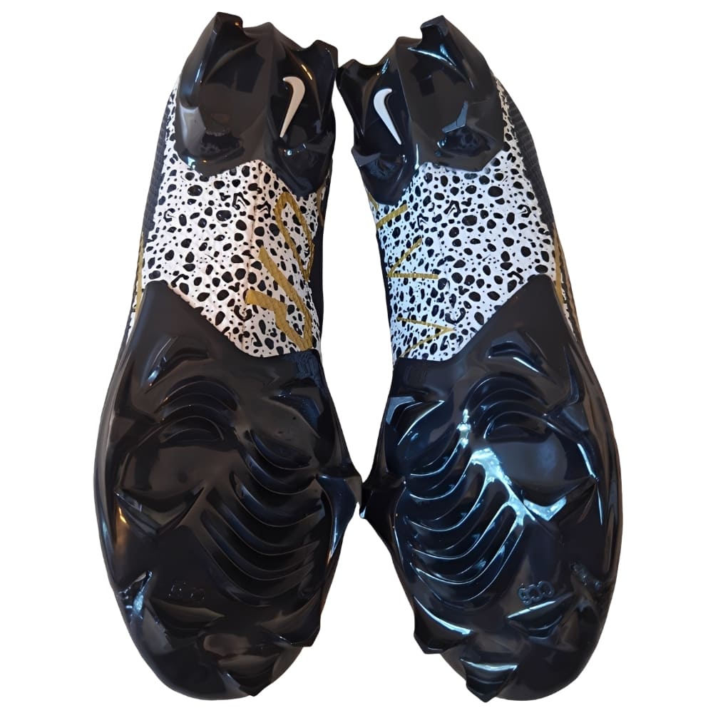 Playmaker Base: American Football Schuhe Nike Vapor Edge 360 Speed Black-Gold-White Produktbild 4