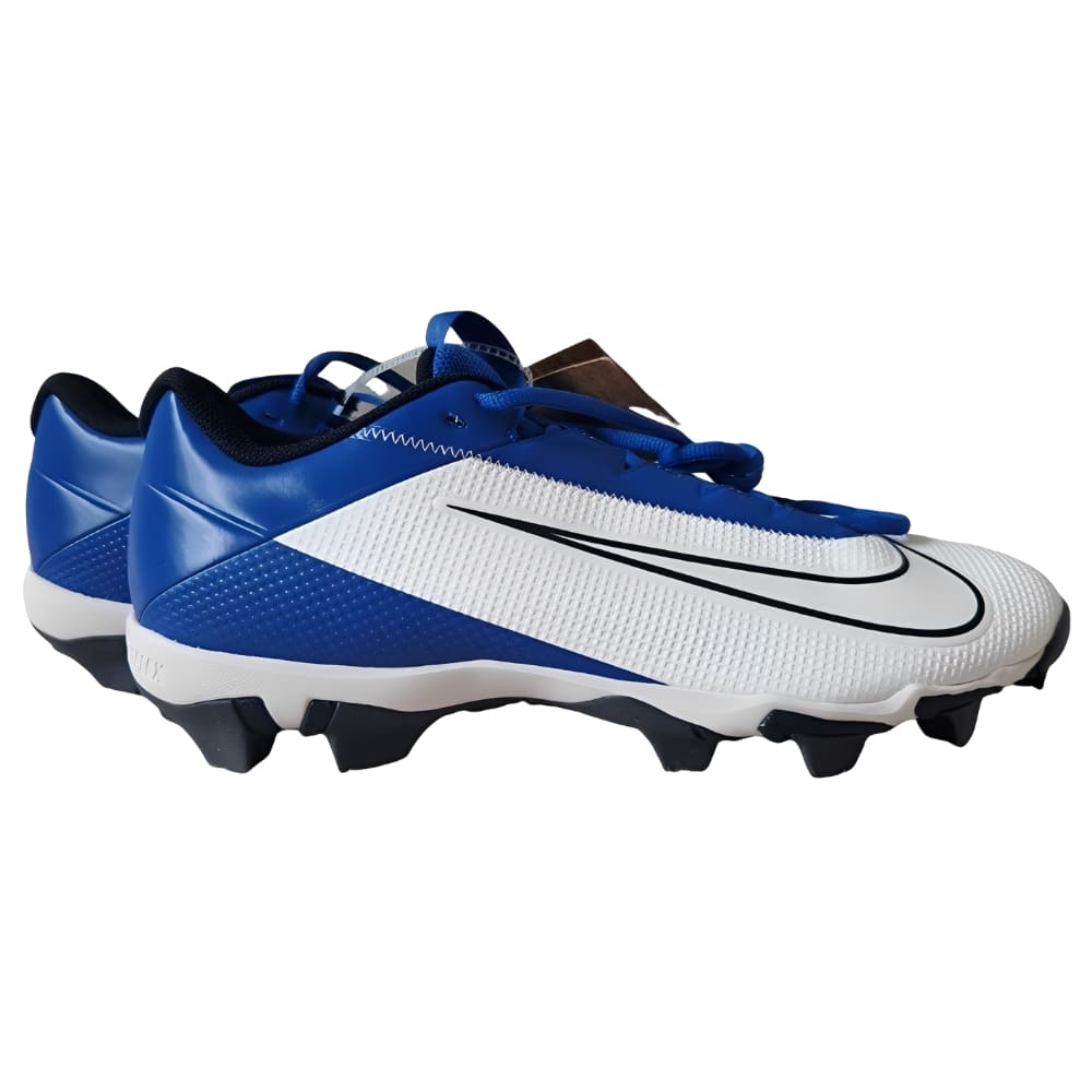 Playmaker Base: American Football Schuhe Nike Vapor Edge Shark 2 Weiß-Blau Produktbild