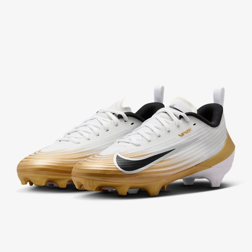Playmaker Base: American Football Schuhe Nike Vapor Speed 3 Weiß-Gold Produktbild 2