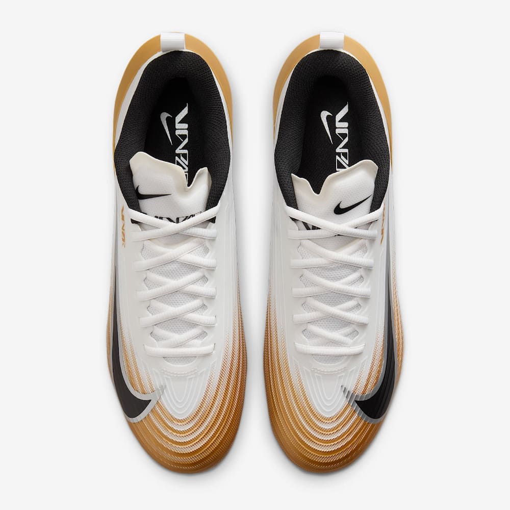 Playmaker Base: American Football Schuhe Nike Vapor Speed 3 Weiß-Gold Produktbild 3