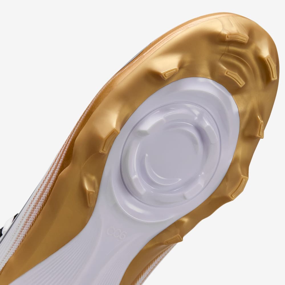 Playmaker Base: American Football Schuhe Nike Vapor Speed 3 Weiß-Gold Produktbild 6