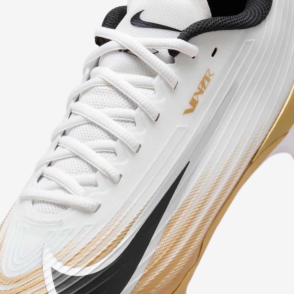 Playmaker Base: American Football Schuhe Nike Vapor Speed 3 Weiß-Gold Produktbild 7