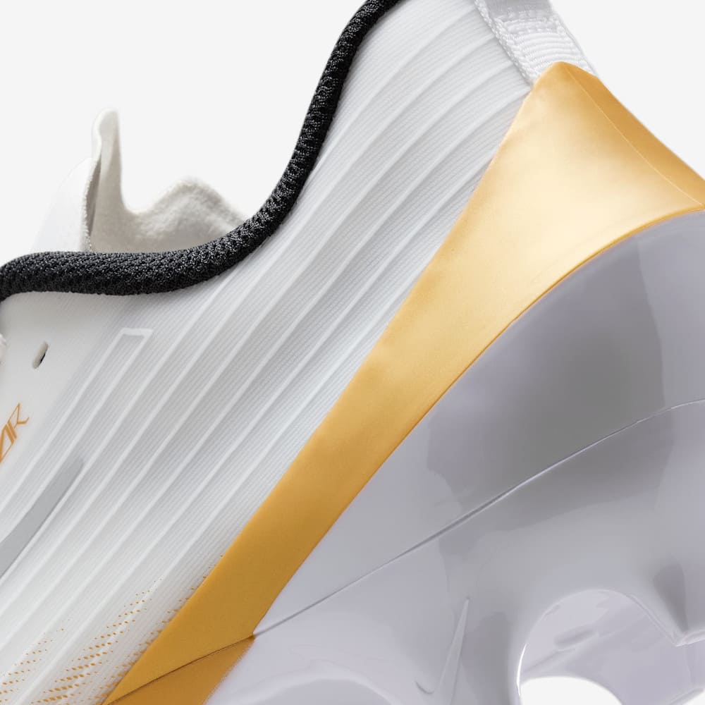 Playmaker Base: American Football Schuhe Nike Vapor Speed 3 Weiß-Gold Produktbild 8