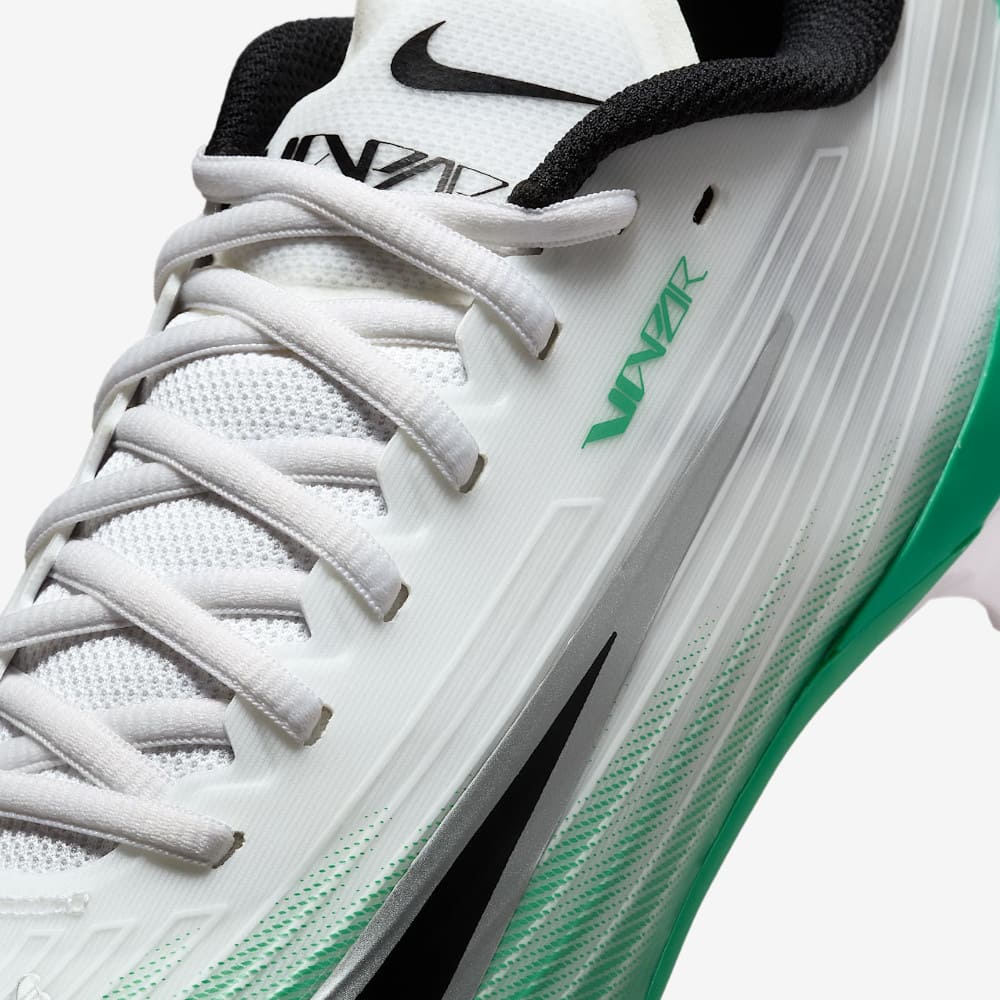 Playmaker Base: American Football Schuhe Nike Vapor Speed 3 Weiß-Grün Produktbild 7