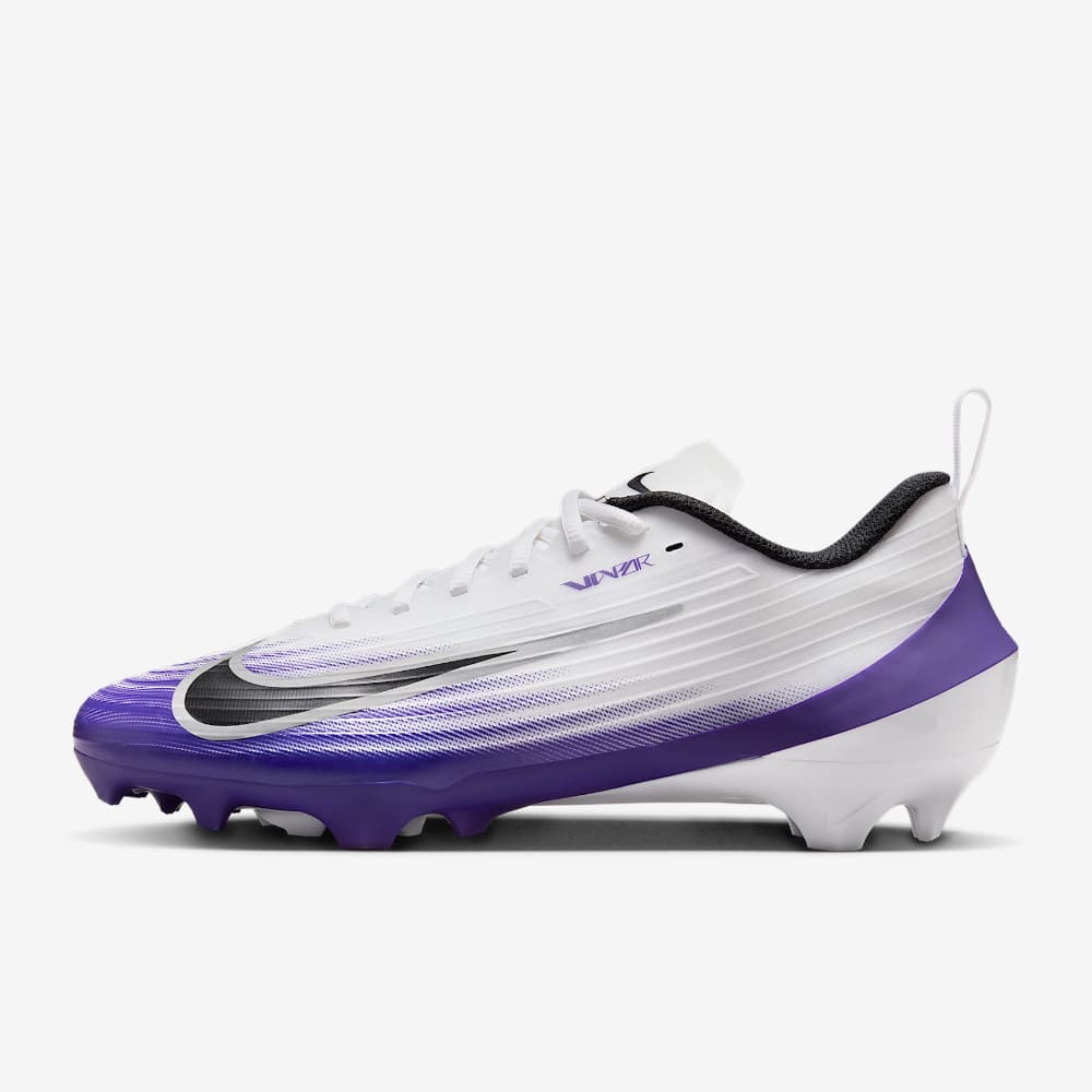 Playmaker Base: American Football Schuhe Nike Vapor Speed 3 Weiß-Lila Produktbild
