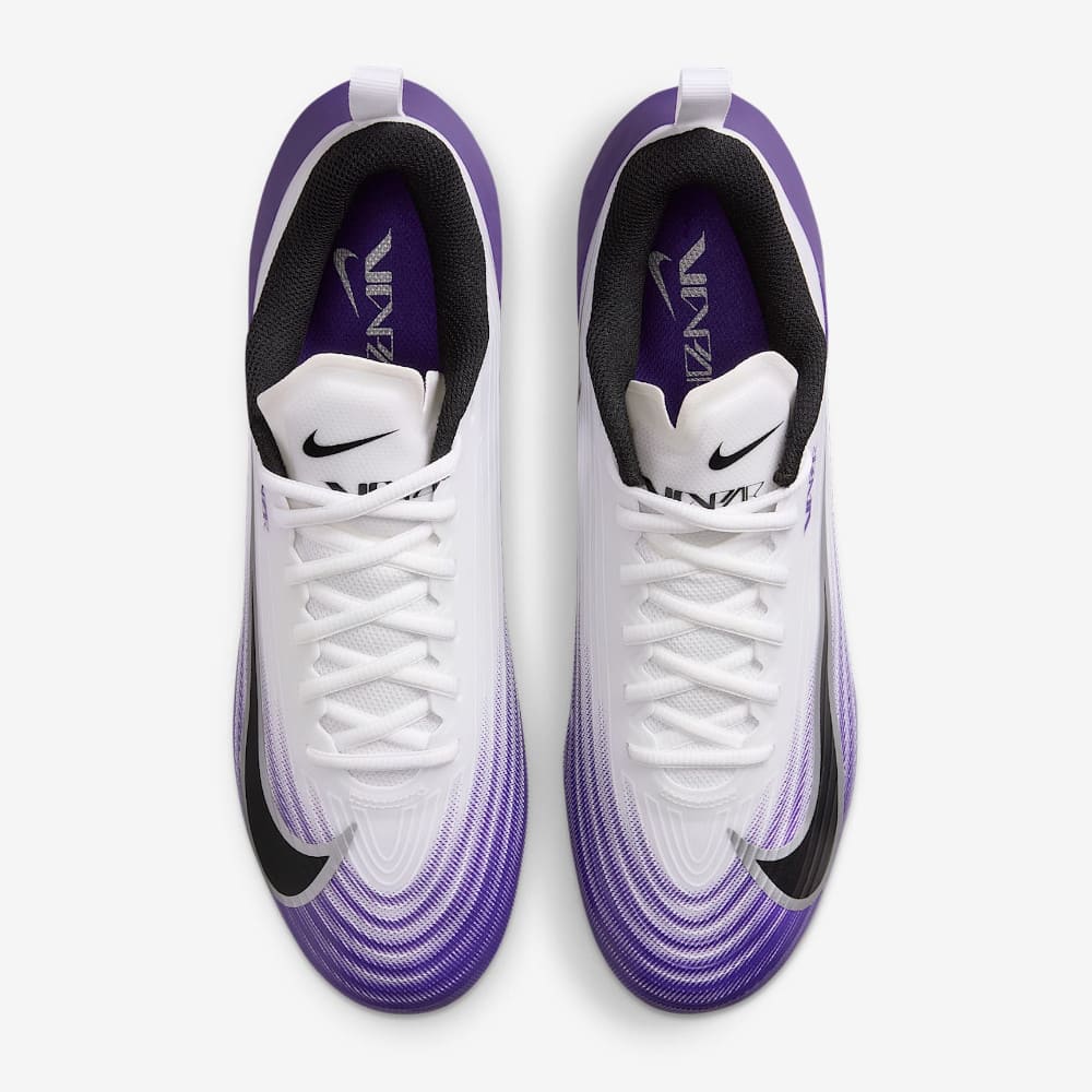 Playmaker Base: American Football Schuhe Nike Vapor Speed 3 Weiß-Lila Produktbild 3