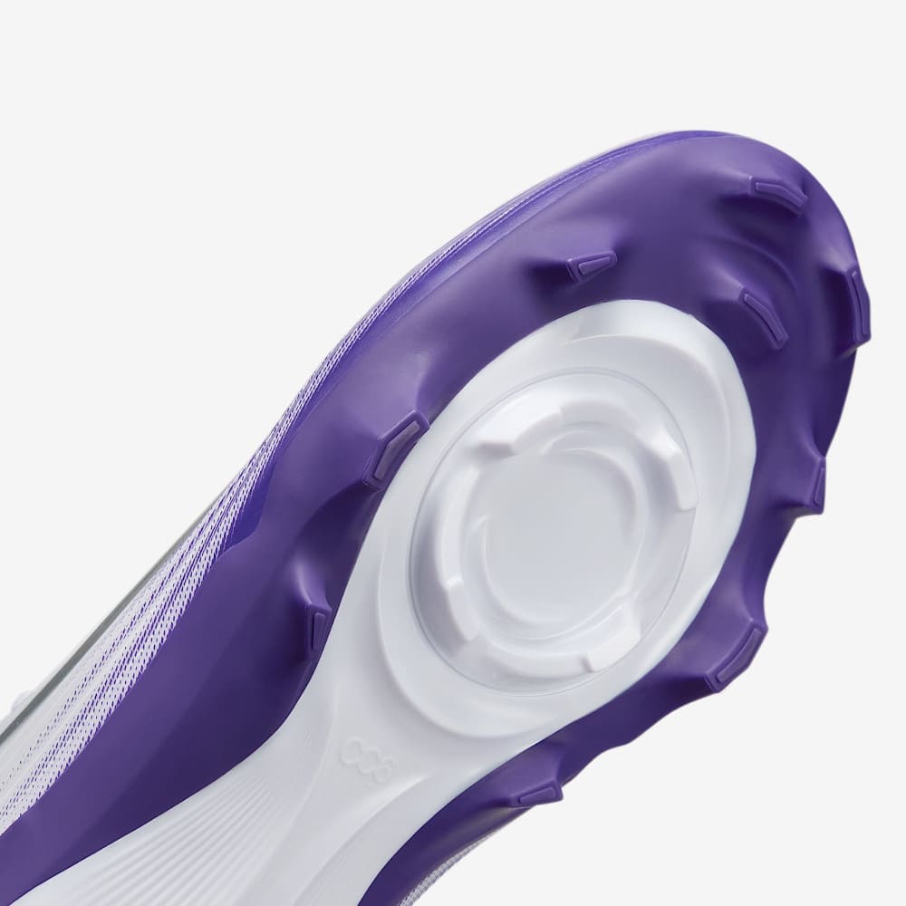 Playmaker Base: American Football Schuhe Nike Vapor Speed 3 Weiß-Lila Produktbild 6