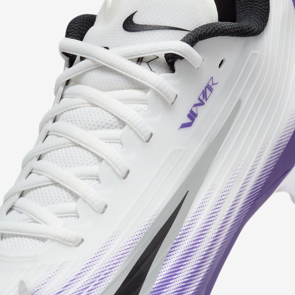 Playmaker Base: American Football Schuhe Nike Vapor Speed 3 Weiß-Lila Produktbild 7