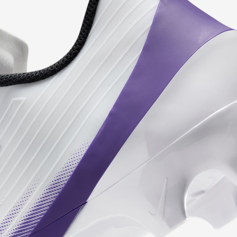 Playmaker Base: American Football Schuhe Nike Vapor Speed 3 Weiß-Lila Produktbild 8