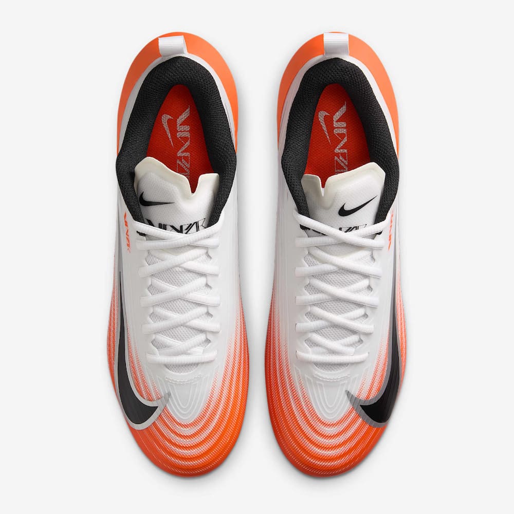 Playmaker Base: American Football Schuhe Nike Vapor Speed 3 Weiß-Orange Produktbild 3