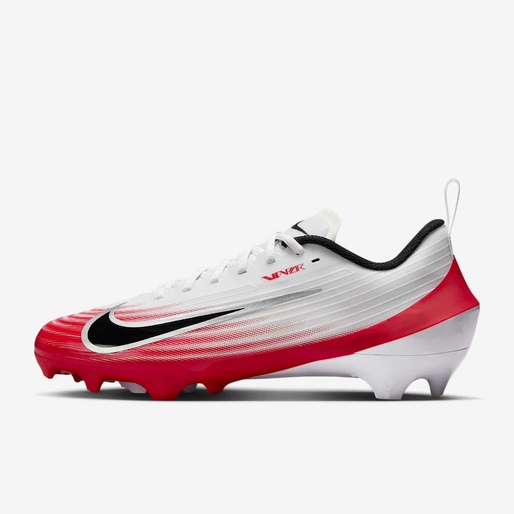 Playmaker Base: American Football Schuhe Nike Vapor Speed 3 Weiß-Rot Produktbild
