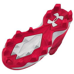 Playmaker Base: American Football Schuhe Under Armour Highlight Franchise Rot Produktbild 4
