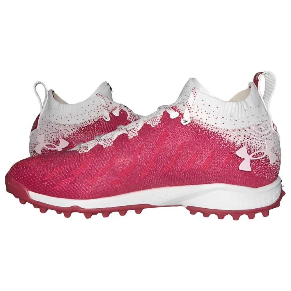 Playmaker Base: American Football Schuhe Under Armour Spotlight Lux MC Turf Rot-Weiß Produktbild 1