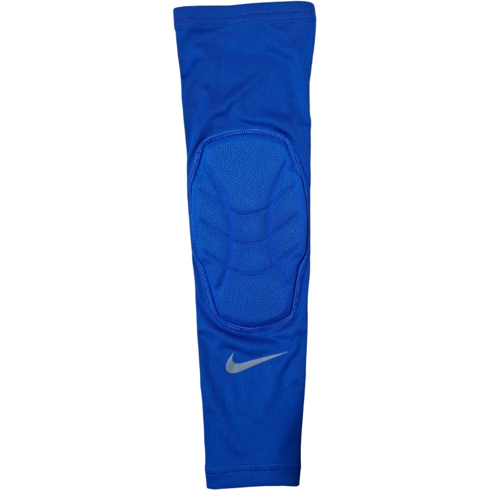 Playmaker Base: American Football Schutz Nike Pro Hyperstrong Compression Sleeve Arm Blau Produktbild
