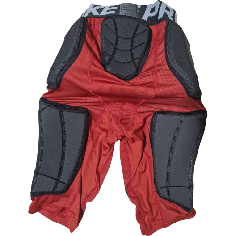 Playmaker Base: American Football Schutz Nike Pro Hyperstrong Padded Compression Shorts 5-Pocket Hose Rot Produktbild 1