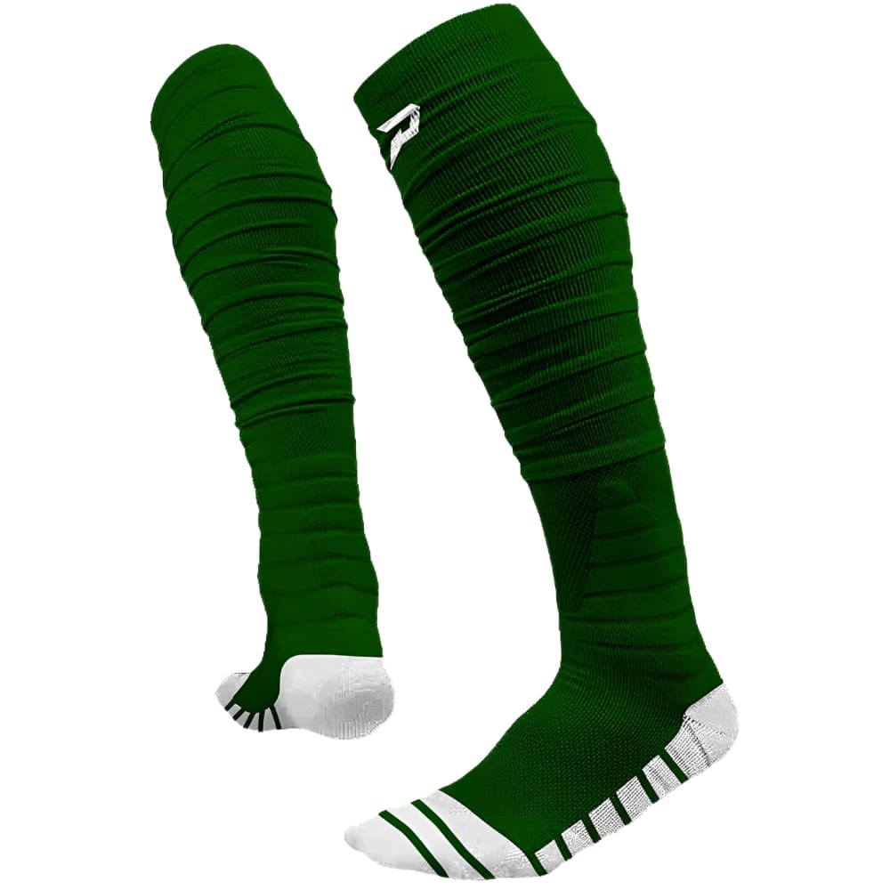 Playmaker Base: American Football Socken Phenom Elite Quantum Knit Scrunch Socks Team Colors Dunkelgrün  Produktbild