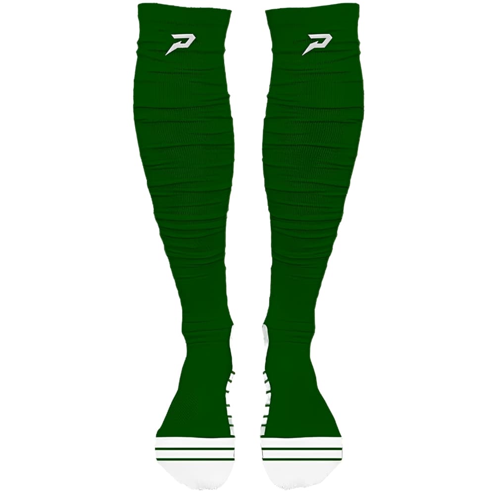 Playmaker Base: American Football Socken Phenom Elite Quantum Knit Scrunch Socks Team Colors Dunkelgrün  Produktbild 1