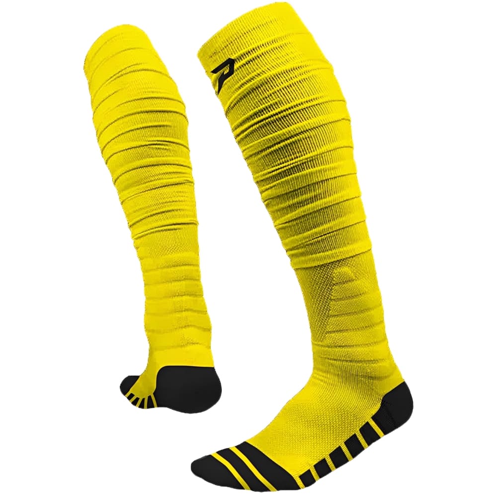 Playmaker Base: American Football Socken Phenom Elite Quantum Knit Scrunch Socks Team Colors Gelb Produktbild