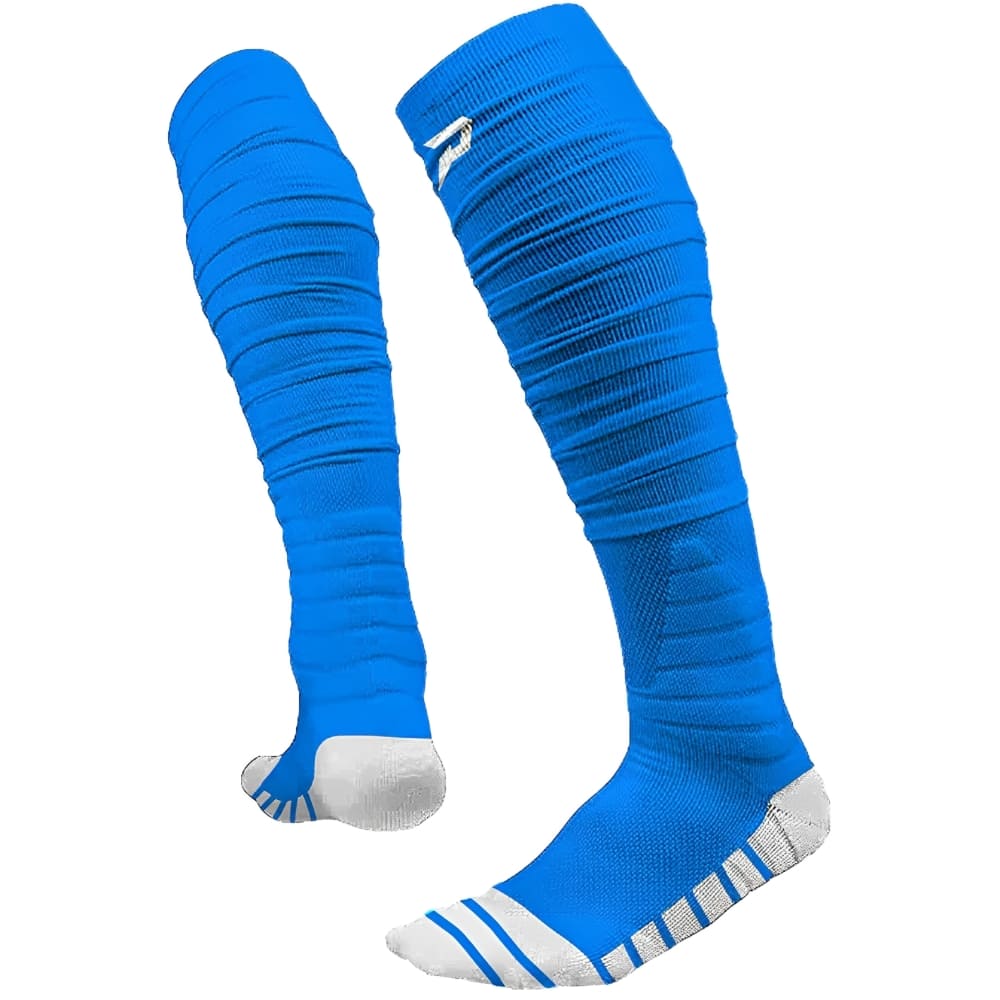 Playmaker Base: American Football Socken Phenom Elite Quantum Knit Scrunch Socks Team Colors Kolumbia-Blau Produktbild