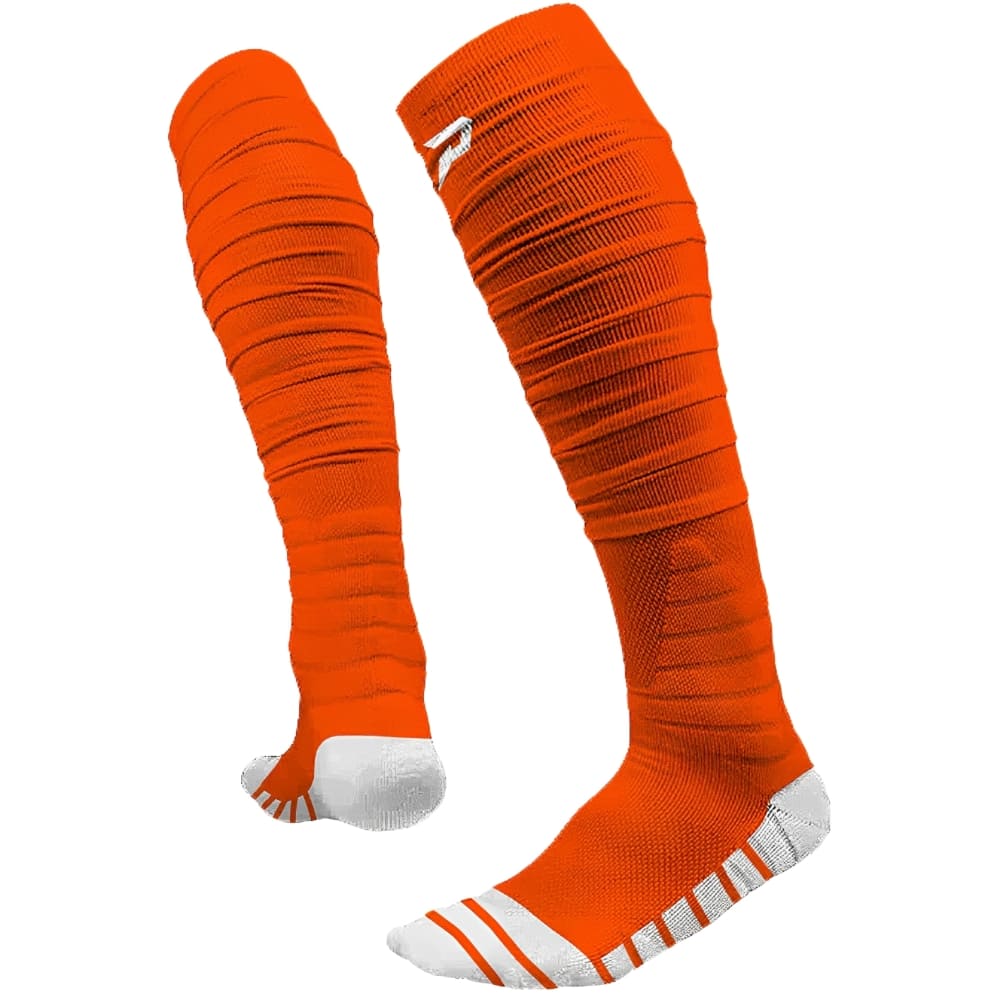 Playmaker Base: American Football Socken Phenom Elite Quantum Knit Scrunch Socks Team Colors Orange Produktbild